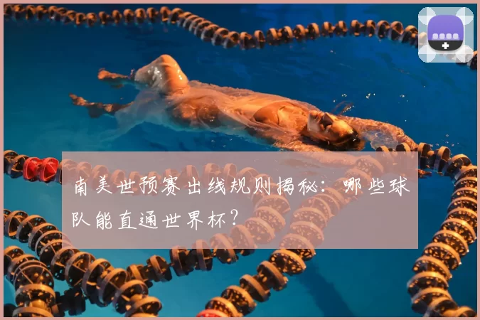 南美世预赛出线规则揭秘：哪些球队能直通世界杯？